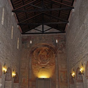 San Giorgio di Valpolicella - Westapsis mit Majestas Domini - Fresko