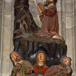Pfeilerfiguren im Wiener Stephansdom