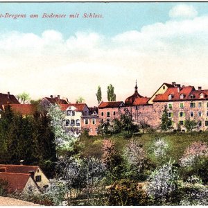 Alt-Bregenz am Bodensee mit Schloss