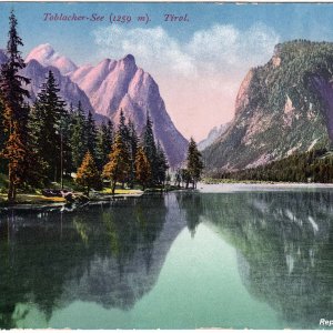 Toblacher See um 1910