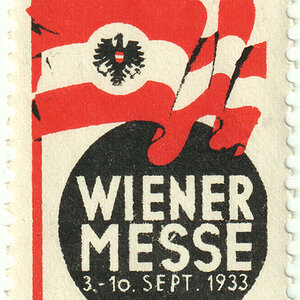 Reklamemarke Wiener Messe 1933