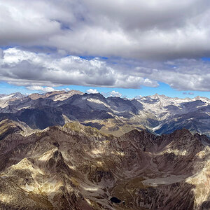 Südtiroler Dolomiten vom Paragleiter