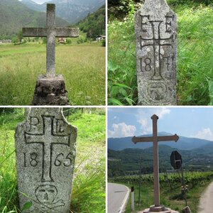 Steinkreuze im Trentino