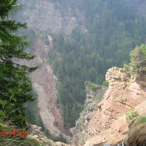 Bletterbach-Schlucht bei Aldein/Südtirol