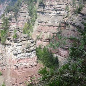 Bletterbach-Schlucht bei Aldein/Südtirol