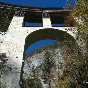Holzbrücke "Hohe Brücke" St. Georgenberg