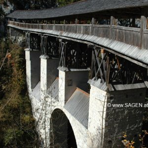 Holzbrücke Hohe Brücke St. Georgenberg
