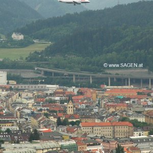 Landeanflug Innsbruck
