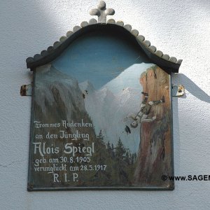 Marterl als Zeugnis für soziale Wirklichkeit Tirol 1917