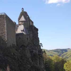 Burg Aggstein am Abend