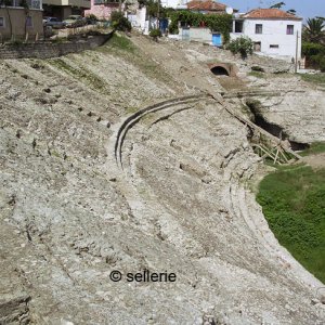 Das römische Amphitheater in Durres - Albanien