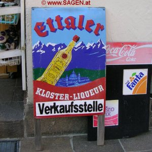 Plakat für Ettaler Klosterliqueur