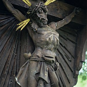 Wegkreuz, Detail