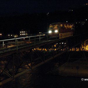 Innbrücke der Hungerburgbahn, letzte Fahrt