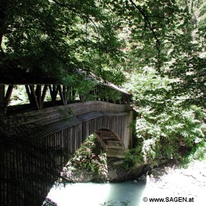 Holzbrücke, Sillschlucht, Innsbruck