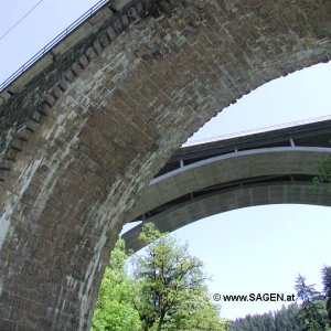 Eisenbahnbrücke - Autobahnbrücke