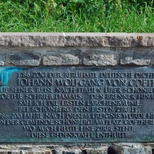 Goethe-Denkmal, Schönberg