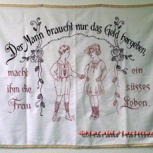 Wandstickerei
