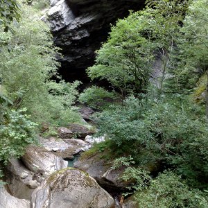 zirknitzschlucht im mölltal in kärnten