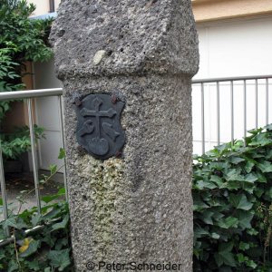 Grenzstein in Gmunden