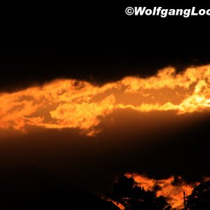 Wenn der Himmel brennt ...