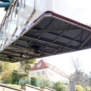 Wagenunterseite mit Führungsrollen