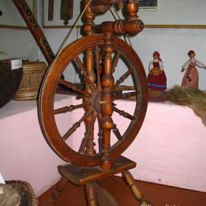 das Spinnrad im Heimatkundemuseum