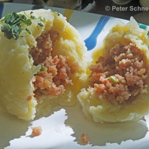 Hascheeknödel