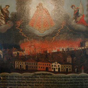 Stadtbrand Vöcklabruck 1768