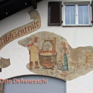 Hausfassade in Vaduz