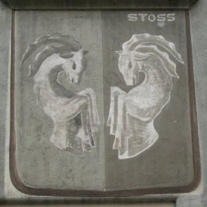 Wappen der Familie Stoss am Rathaus von Feldkirch