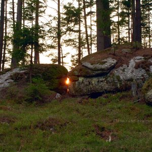 Sonnenuntergang im Waldviertel