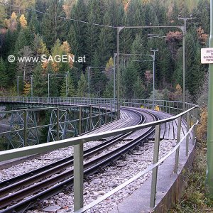 Viadukt der Stubaitalbahn in Kreith, Mutters