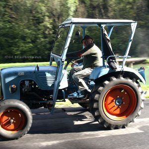 Senior auf Senior - Traktor