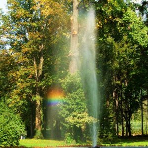 Regenbogen im Kurpark