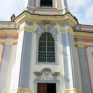 Fassade der Wallfahrtskirche Mariahilfberg