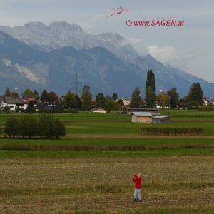 Drachen in den Alpen