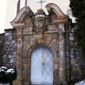 Gruft-Portal von Schloss Artstetten