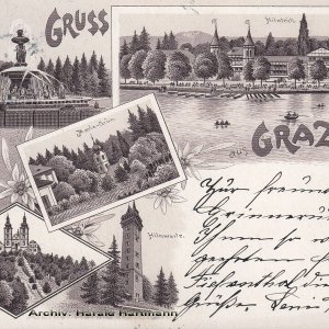 Ansichtskarte Graz 1899