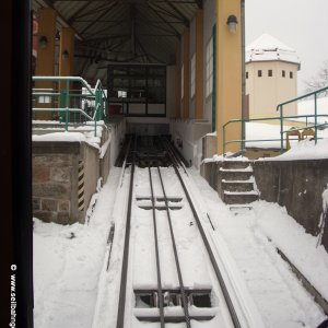 Einfahrt in Bergstation