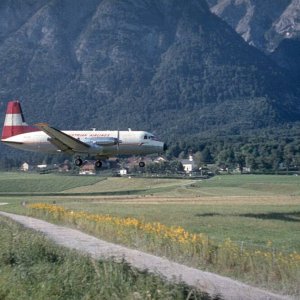 Handley Page 748 Landeanflug Innsbruck