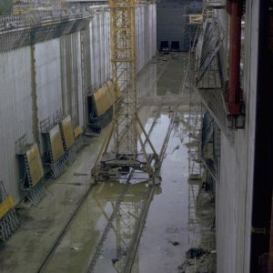 Kraftwerk Altenwörth, Baustelle 1975