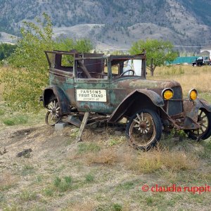 Oldtimer im Similkameen Valley, Kanada