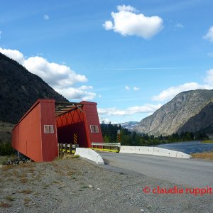 Red Bridge im Similkameen Valley, Kanada