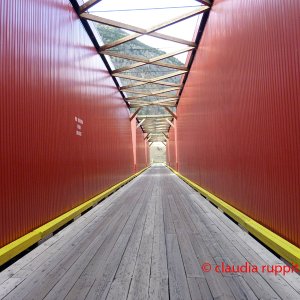 Red Bridge im Similkameen Valley, Kanada