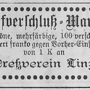 Briefverschluß=Marken