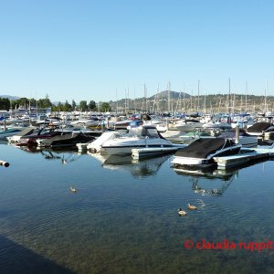 Yachtclub in Kelowna im Okanagan Valley, BC, Kanada