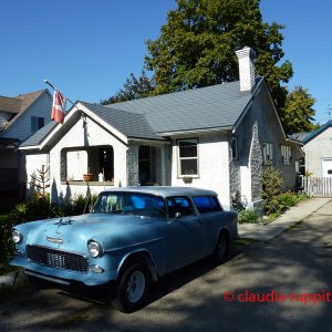 Oldtimer in Kelowna im Okanagan Valley, BC, Kanada