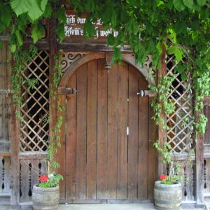 Alte Veranda in Lechaschau Bezirk Reutte