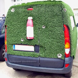 Grünes Auto